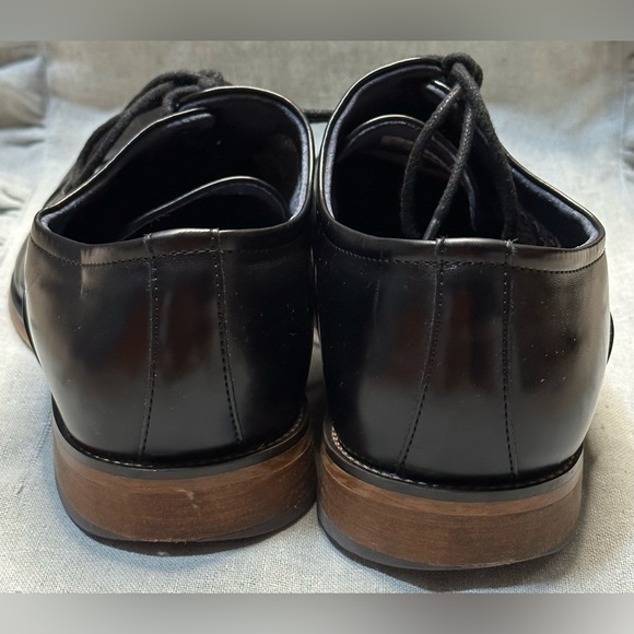 Men's Bruno Marc black dress shoes size 9w - Picture 4 of 7